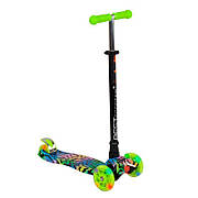 Дитячий самокат триколісний Best Scooter MAXI зі світлом коліс