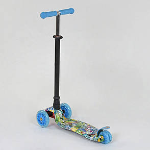 Дитячий самокат триколісний Best Scooter MAXI зі світлом коліс, фото 3