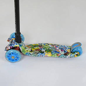 Дитячий самокат триколісний Best Scooter MAXI зі світлом коліс, фото 4