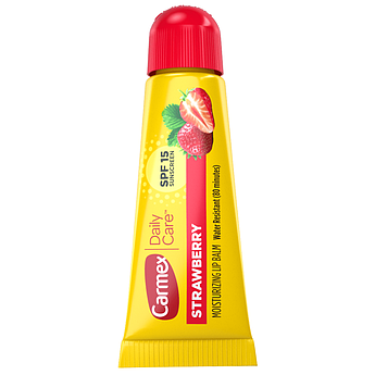 Лікувальний бальзам для губ Carmex Strawberry Flavor Everyday Soothing Lip Balm SPF 15 полуниця 10 г