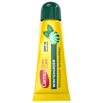 Лікувальний бальзам для губ Carmex Wintergreen Flavor Moisturising Lip Balm SPF 15 М'ята 10 г