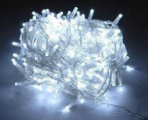 Новорічна світлодіодна гірлянда 400 W-1 біла 400Led