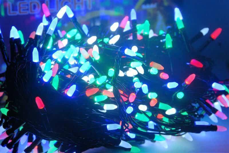 Новорічна світлодіодна гірлянда 1000 M-3 мульти 1000Led