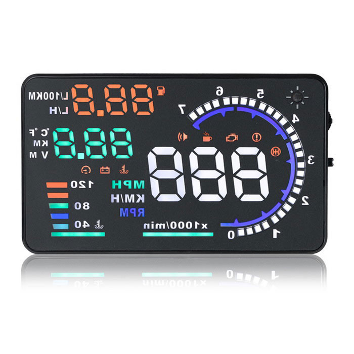 Проектрор приладовій панелі на лобове скло HUD A8