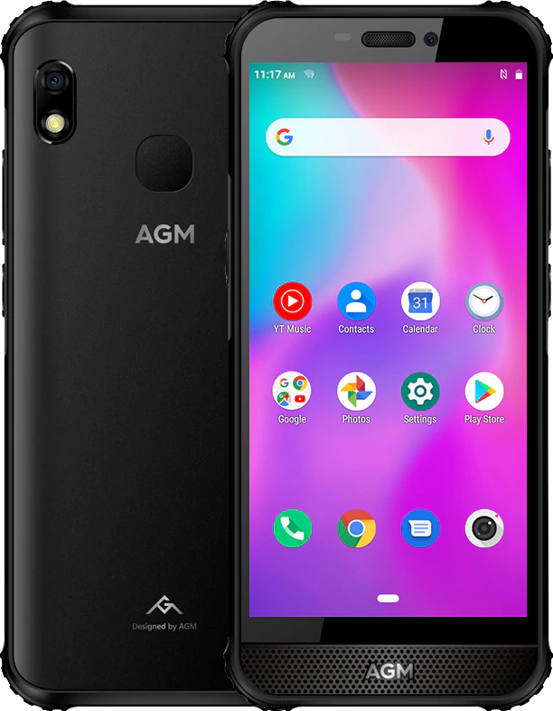 AGM A10 4/64Gb Black, Водонепроникні динаміки JBL, 4400 mAh, NFC, IP68, Дисплей 5.7", Смартфон AGM A10 JBL