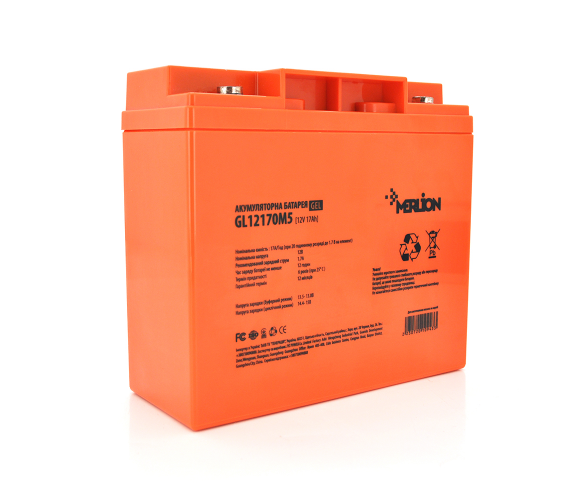 Акумуляторна батарея GEL Merlion GL12170M5 12V 17Ah