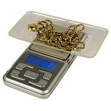 Pocket scale mh-200 високоточні ювелірні ваги від 0,01 до 200 г, фото 4