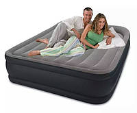 Надувной матрас кровать со встроенным электронасосом Intex 64136
