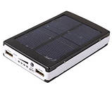 Power Bank 20000 mAh на сонячних батареях + Solar + Led панелі, фото 7