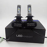 Світлодіодні LED лампи для фар автомобіля S1-H7, фото 5