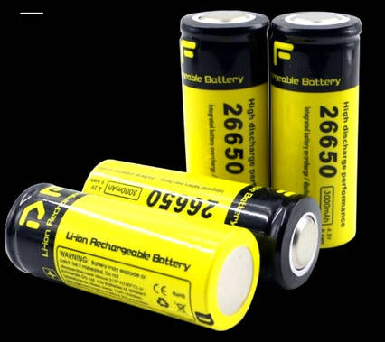 Акумулятор 26650 3000 mAh 4.2 V 9.6 wh, фото 1