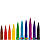 Маркери зі щіткою Colorino 65610PTR, 10 кольорів, фото 2
