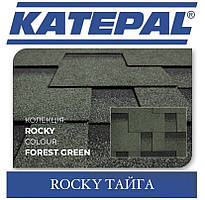 Черепиця KATEPAL Rocky Тайга (Зеленя мохова)