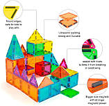 Магнітний конструктор BMAG 120 PCS Magnetic Building Blocks, 3D Magnet Building Tiles, фото 5