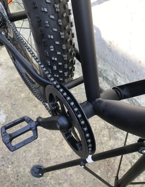 Велосипед фэтбайк Crosser FatBike 26 (16) cтальной 7ск внедорожник - фото 7 - id-p121903188