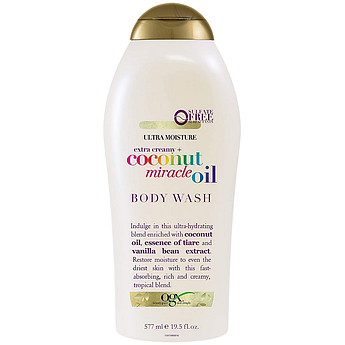 Ультразволожуючий гель для душу з кокосовим маслом OGX Extra Creamy + Coconut Miracle Oil Body Wash 577 мл