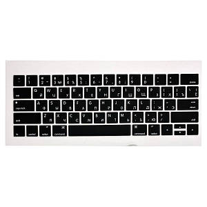 Накладка силікон на клавіатуру для Apple MacBook Pro 15" A1707 / A1990 (2016 - 2019) USA (06789) (black)
