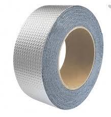 Надміцна липка стрічка з алюмінієвим ART 7233 (BUTYL SELF-ADHESIVE) 5 см*1.2 mm*10m (20 шт./ясне), фото 1