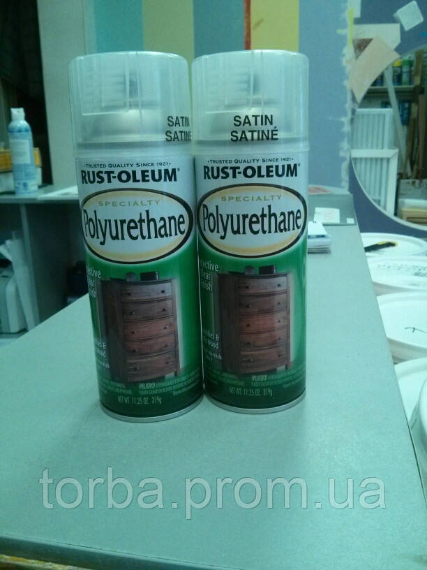 Аерозольний Лак поліуретановий Rust-Oleum Polyurethane (США) 312gr