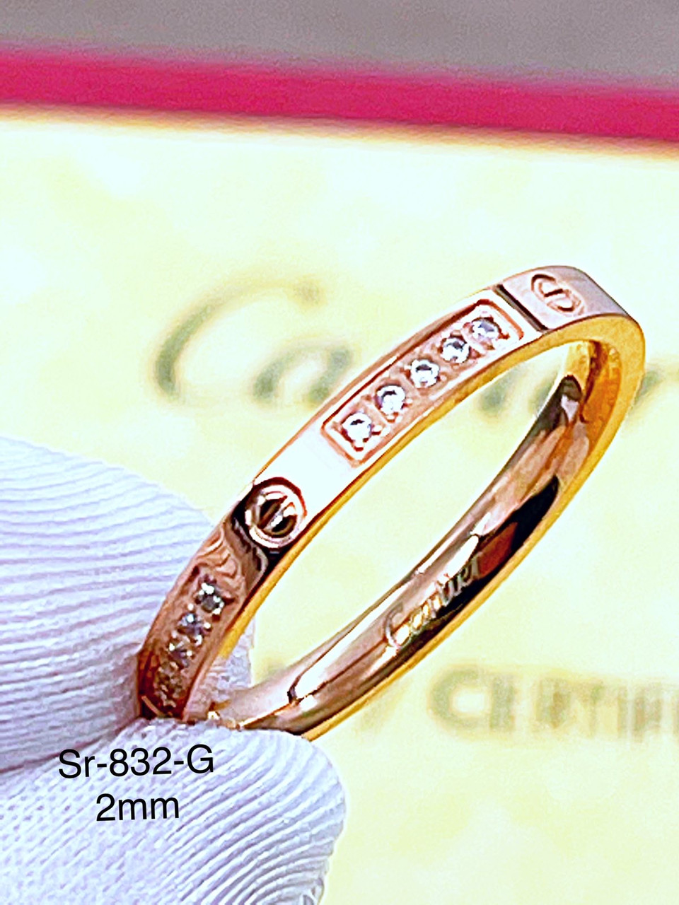 Каблучка Stainlees Steel (преміум) Sr-832(6,9)