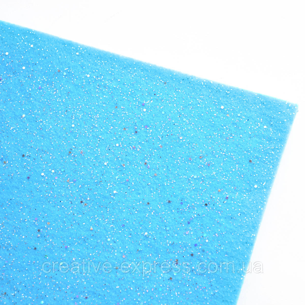 Набір Фетр м'яка який з гліт., блакитний, 21 * 30см (10л)