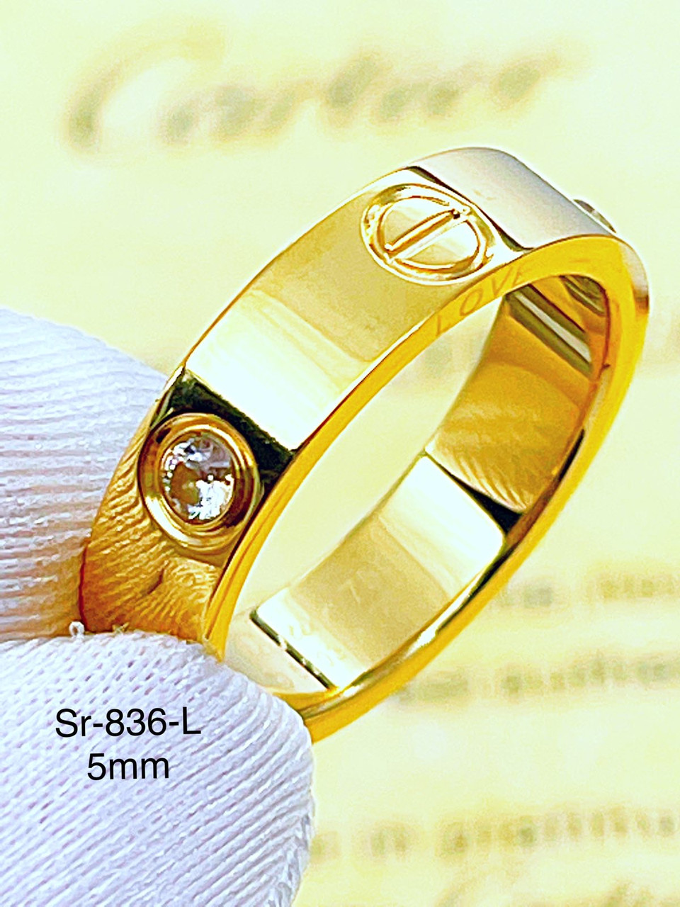 Каблучка Stainlees Steel (преміум) Sr-836(5,6,8,9,10)