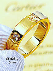 Каблучка Stainlees Steel (преміум) Sr-836(5,6,8,9,10), фото 4