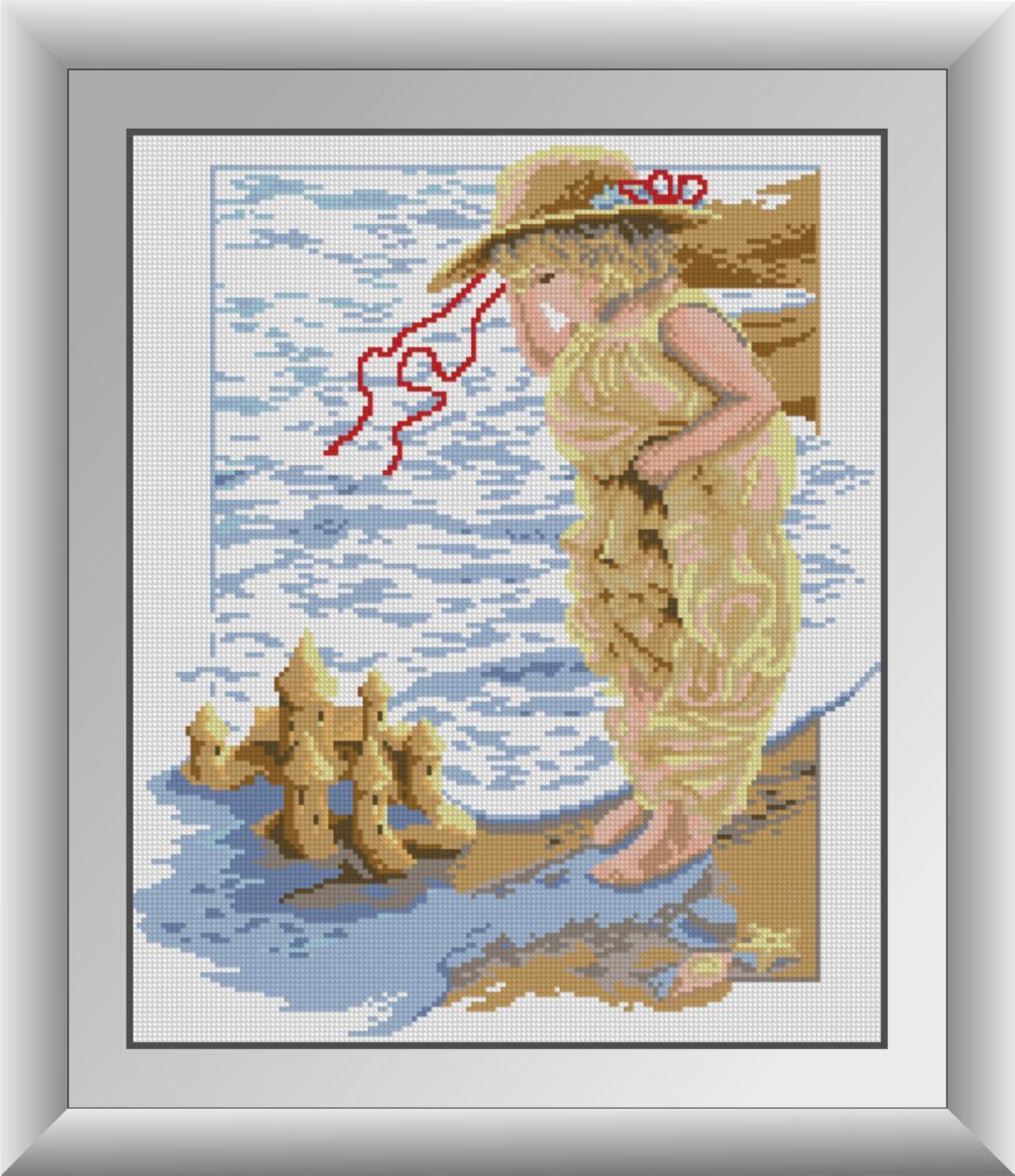 30009 Замок з піску Набір алмазної мозаїки