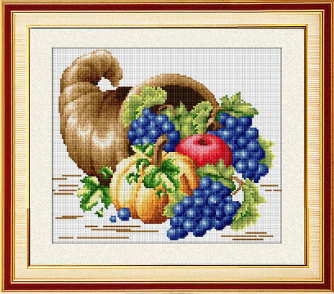 30098 Набір діамантової мозаїки Ріг достатку, фото 1