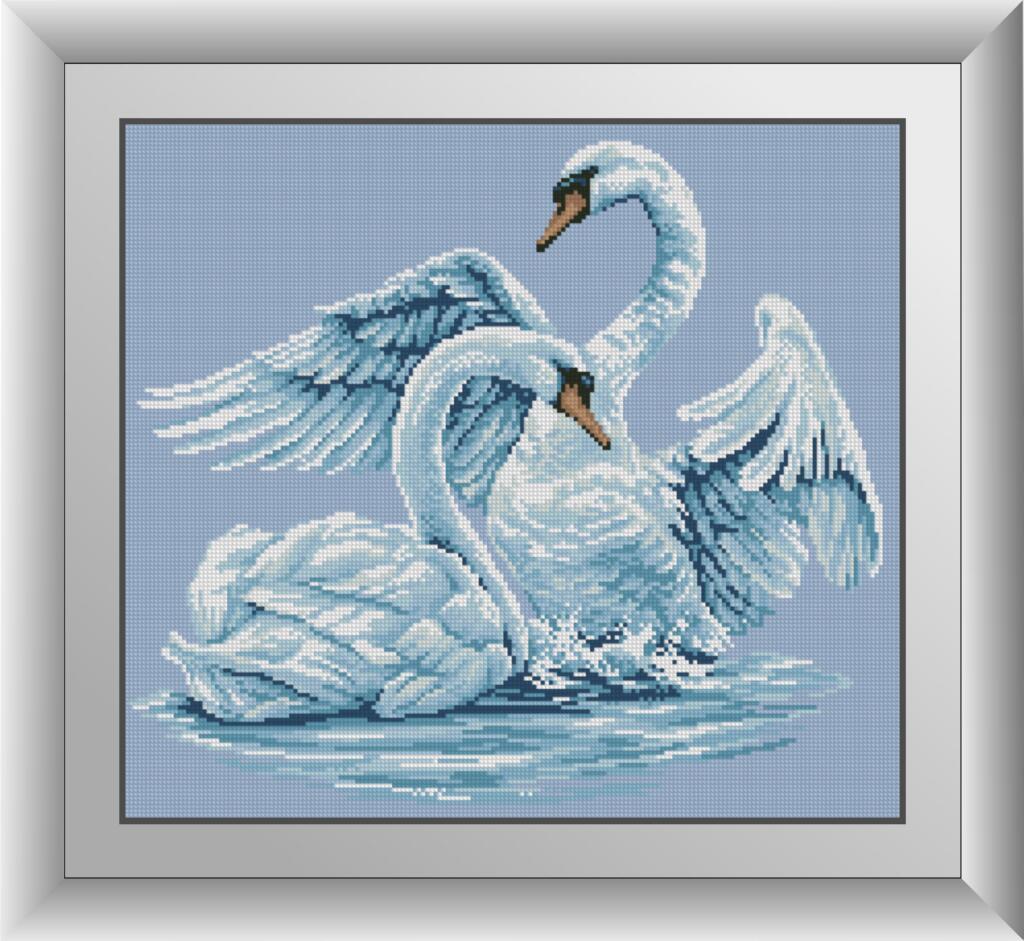 30126 Набір діамантової мозаїки Лебедина вірність