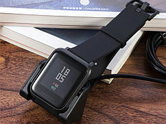 Док-станція зарядка для годин Xiaomi Amazfit Bip магнітна  Чорний