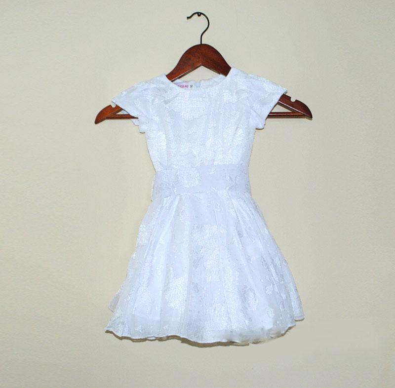 Сукня для дівчинки з вишивкою Bimbissimi ПЛ-1501 біле 86