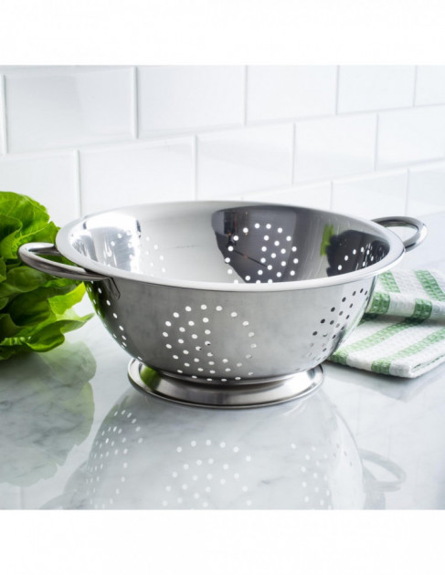 Друшляк з нержавіючої сталі KingHoff KH-1236 28 см, фото 1