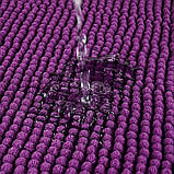 Килимок для ванни Bathlux м'який довгий ворс, нековзкий Фіолетовий, фото 3