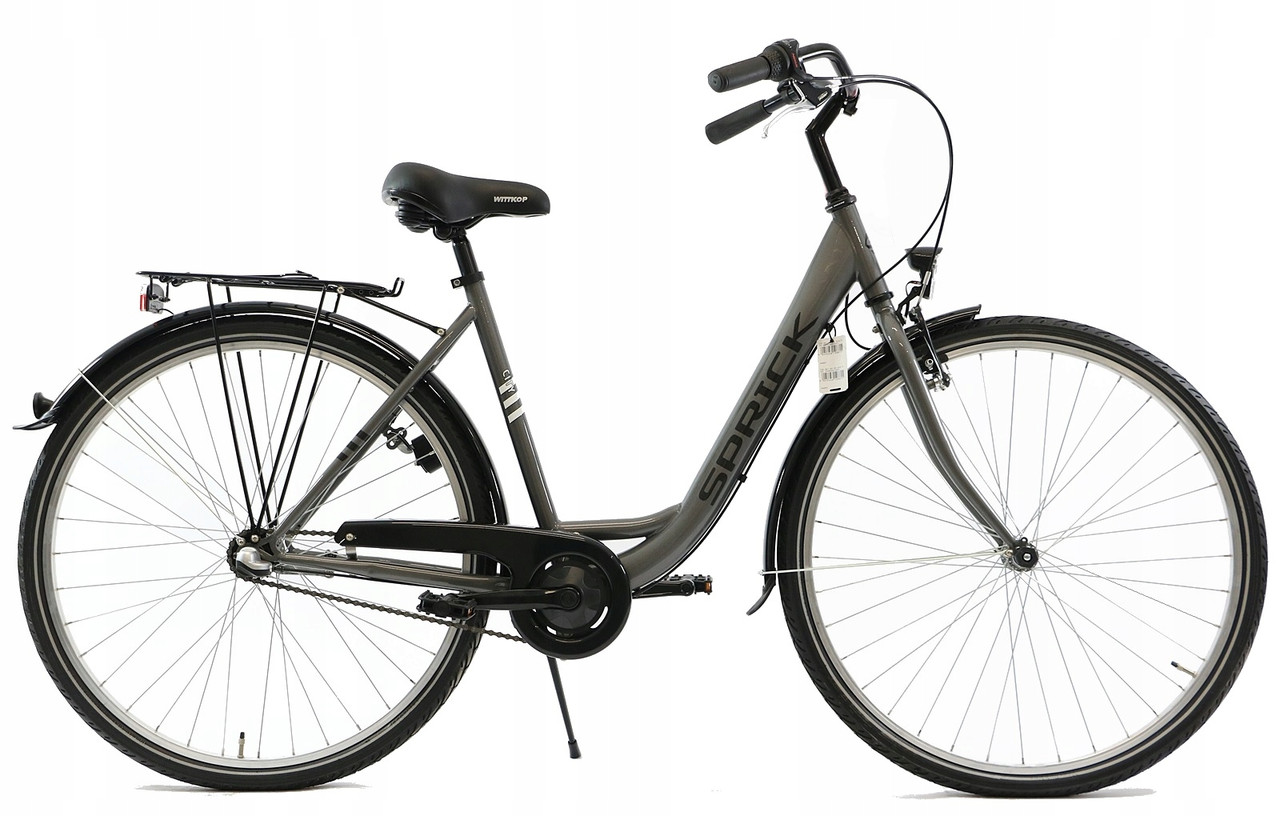 Велосипед міський SPRICK 28 Nexus 3 сірий з кошиком Німеччина, фото 1