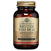 Биотин (5000 мкг, 50 капсул)