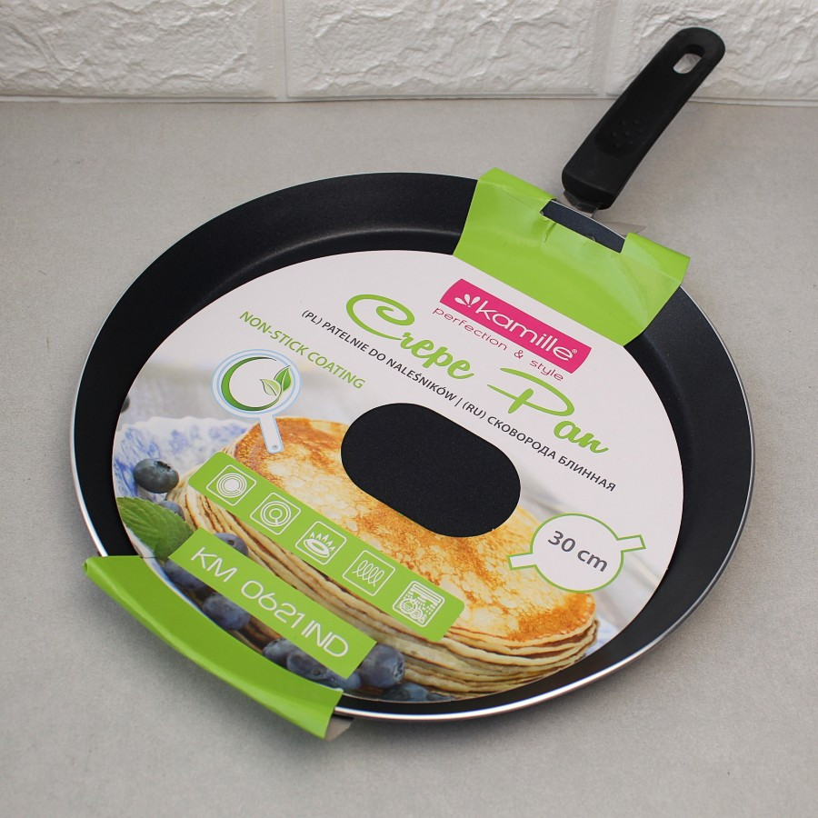 Сковорідка для млинців для індукції 30см з антипригарним покриттям