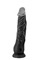 Фалоімітатор реалистик без мошонки Real Justin Real Body Black 21,5см