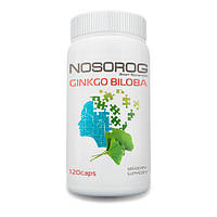 Вітаміни для поліпшення пам'яті Гінкго білоба Nosorog Ginkgo Biloba 120 капсул
