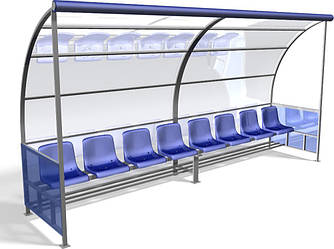 Лава запасних з місцем для сумок