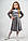 Сукня дитяча велюрова сіра, фото 2