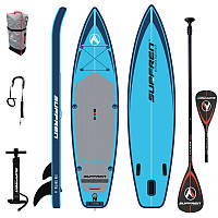 Двухслойная надувная туринговая SUP доска SurfRen 335i 11.0" сапборд, сап доска