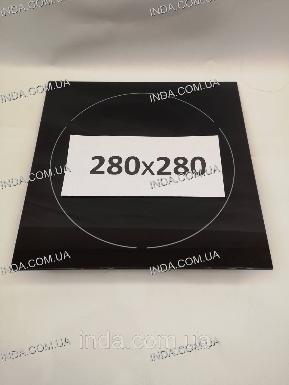 Скло для індукційної плити Berg, Frosty та інших,278.5X278.5X4mm, 278.5*278.5