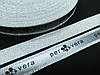 Світловідбивна стрічка 2,5 см сріблясто-сірого кольору "Per vera", фото 2