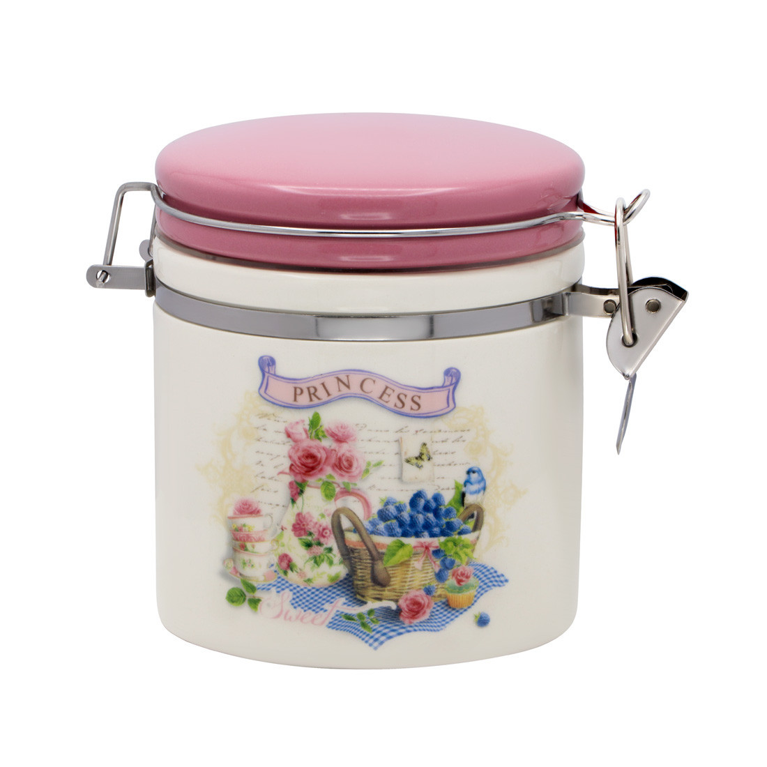 Банка керамічна із замком 500 мл "Принцеса" ZF 1376 PR, фото 1