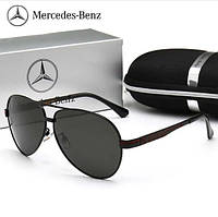Чоловічі Сонцезахисні окуляри з логотипом Mercedes-Benz RED Line Чорні