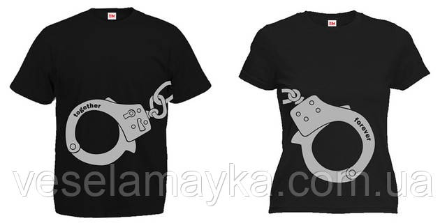 Парна футболка "Наручники", фото 1
