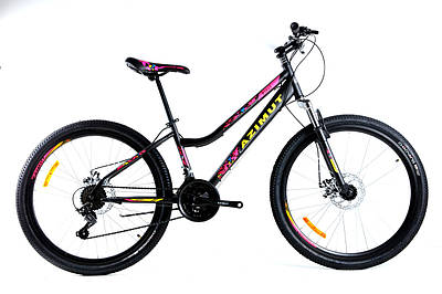 Гірський велосипед Azimut Pixel FR\D 26" на зріст 135-155 см