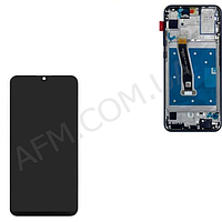 Дисплей (LCD) Huawei Honor 10 Lite (HRY-LX1)/Honor 10i (HRY-LX1T) із сенсором чорний + рамка