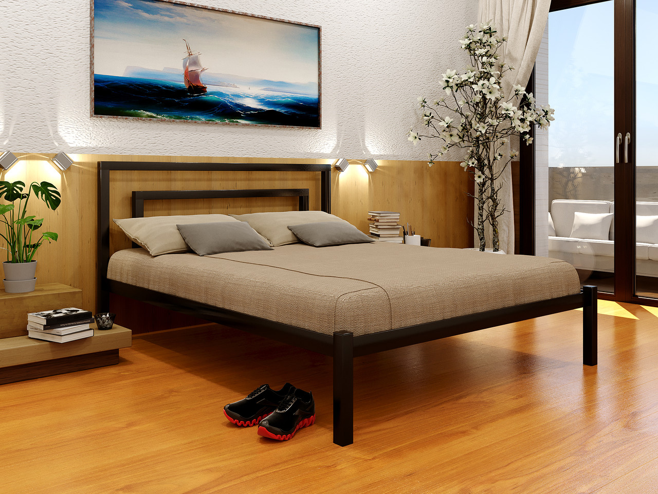 Кровать металлическая Брио 120х190 (ID#687600253), цена: 7189 ₴, купить ...